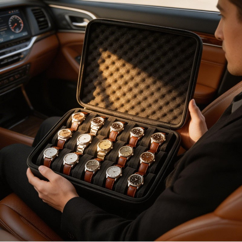 Darvien® Legacy Shield – 15 Slot Watch Case